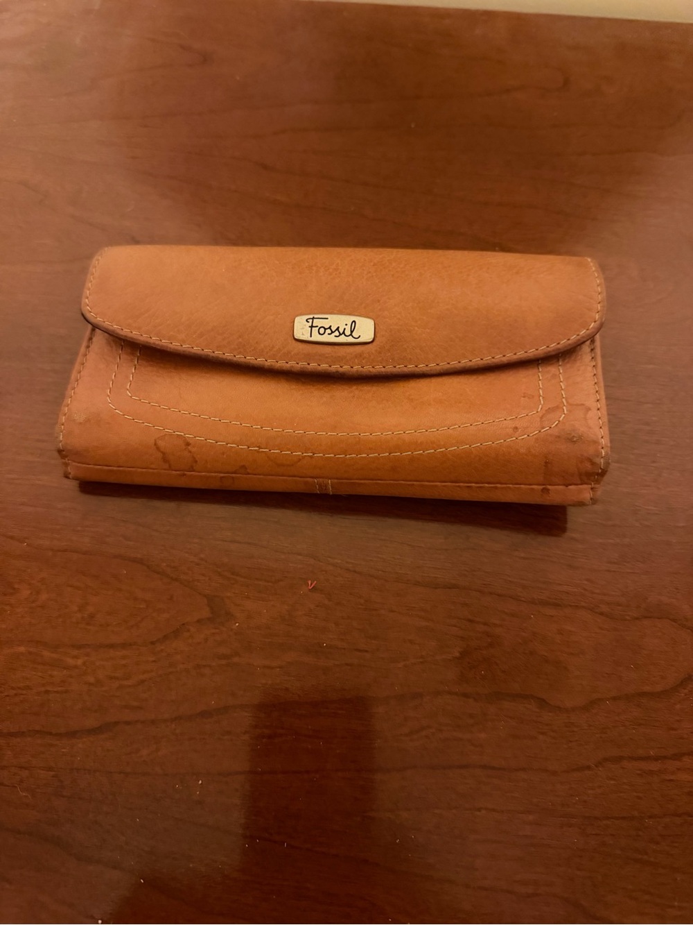 Fossil Brown Leather Card & Key Holder